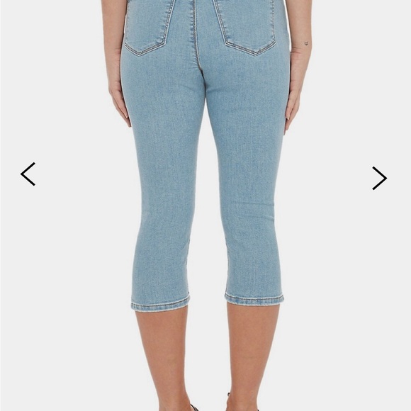 Lindsey High-Rise Cropped Capri Pants Size 8/30 - Picture 4 of 6